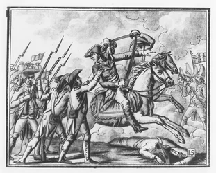 Mort du général Joubert à la bataille de Novi, 1799